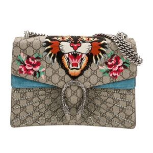 Gucci supreme Dionysus medium shoulder bag - angry cat